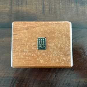 Retired James Avery Rectangular Wooden Dovetailed Jewelry Box Keepsake Box